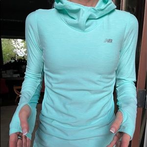New Balance athletic fitted hoodie